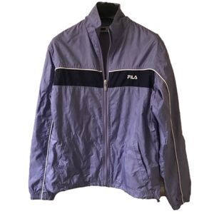 Fila Zip Up Windbreaker Periwinkle
